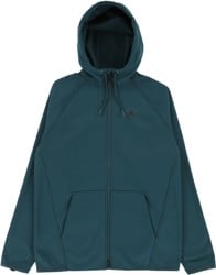 Burton Crown Weatherproof Fleece Full Zip Hoodie - deep emerald