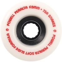 Powell Peralta Snakes Cruiser Skateboard Wheels - white v2 69 (75a)